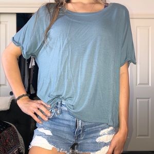 Forever 21 blue top